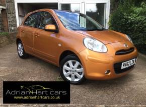 NISSAN MICRA 2012 (62) at Adrian Hart Cars Ipswich