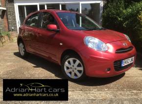 NISSAN MICRA 2012 (62) at Adrian Hart Cars Ipswich