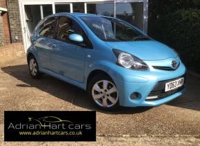 TOYOTA AYGO 2013 (63) at Adrian Hart Cars Ipswich