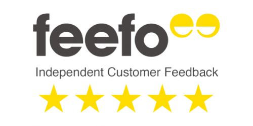 5 Star Reviews on Feefo